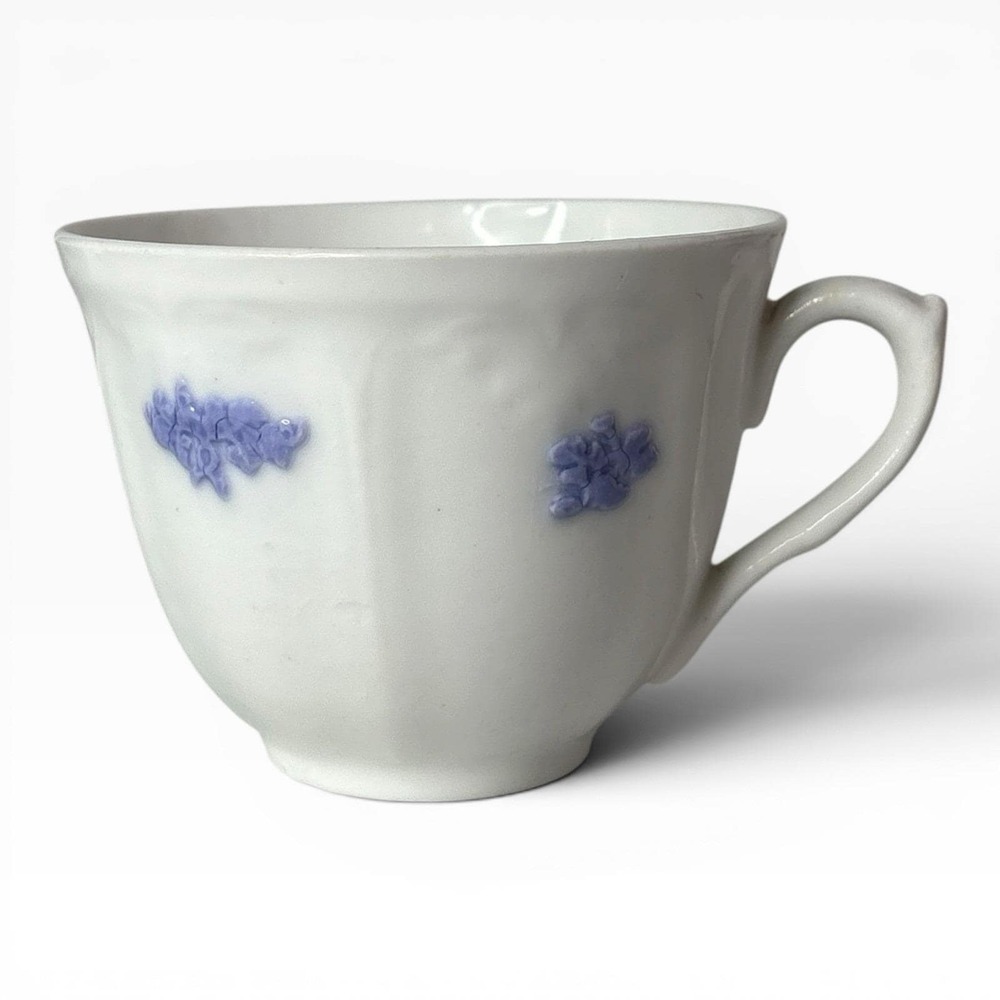 Vintage Royal Adderley Chelsea‎ Blue Grape Embossed Tea Cup